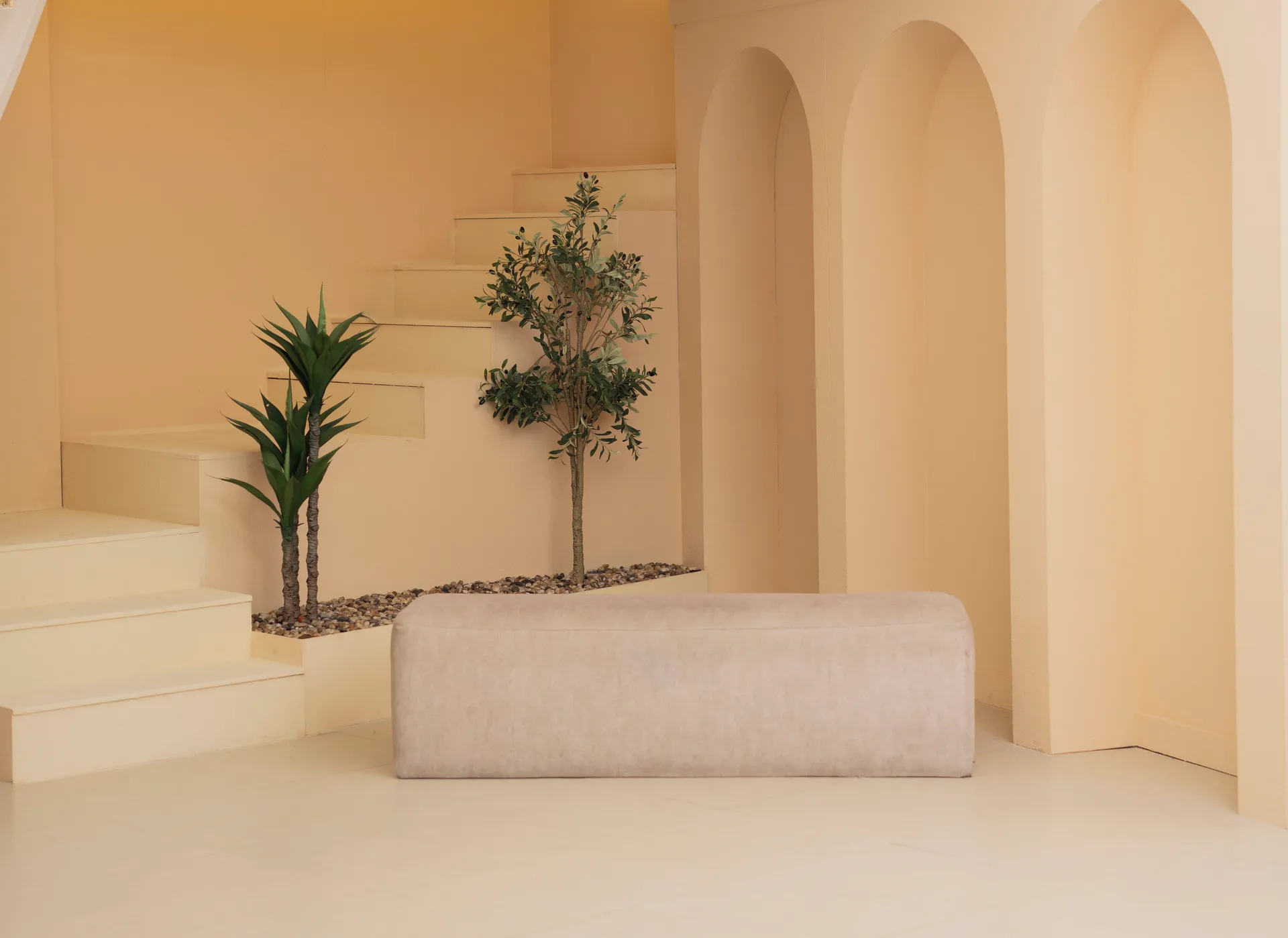 photoboothat stairs and archs